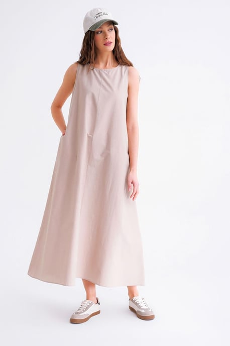 Lässig geschnittenes Maxikleid mit Taschen - Image 3
