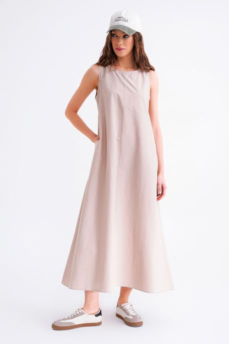 Lässig geschnittenes Maxikleid mit Taschen - Image 4