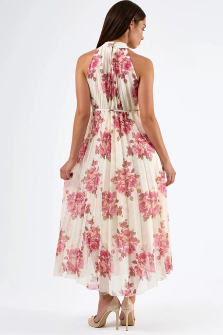 Blumen-Maxi-Kleid mit Bindeband - Image 3