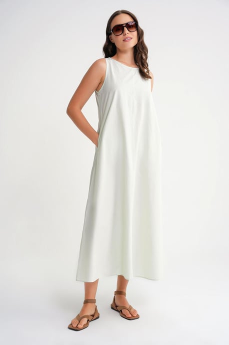 Lässig geschnittenes Maxikleid mit Taschen - Image 3