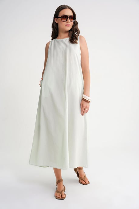 Lässig geschnittenes Maxikleid mit Taschen - Image 4