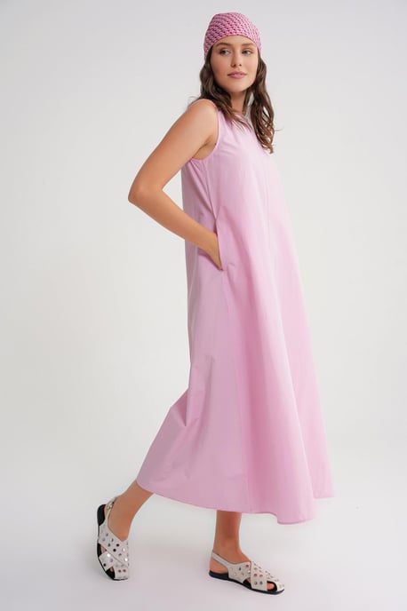 Lässig geschnittenes Maxikleid mit Taschen - Image 5