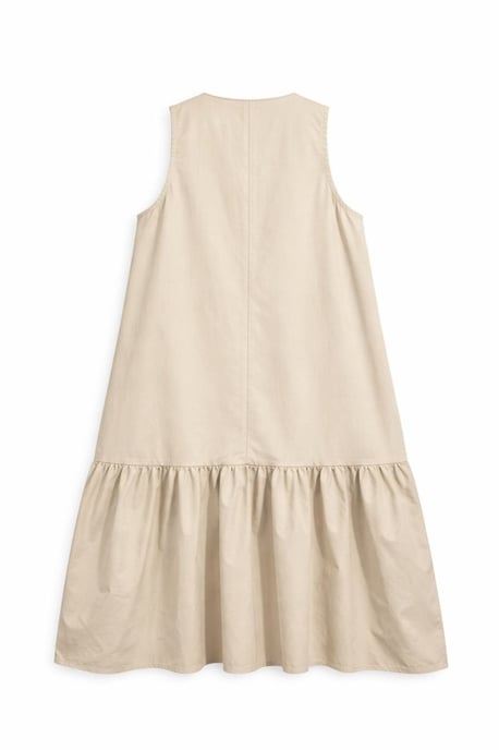 Maxikleid mit Kragen und Rüschendetails - Image 3
