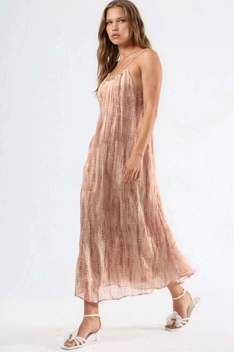Accessoire Detailliertes Gemustertes Maxikleid - Image 3