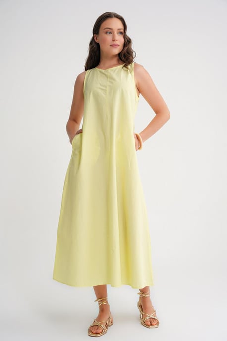 Lässig geschnittenes Maxikleid mit Taschen - Image 3