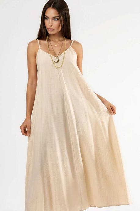 V-Ausschnitt Midi-Unterkleid - Image 4