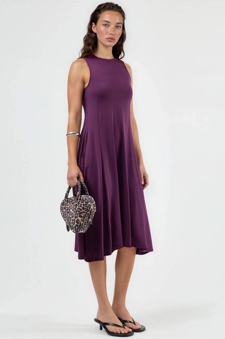Ärmelloses Midikleid mit Taschen - Image 2