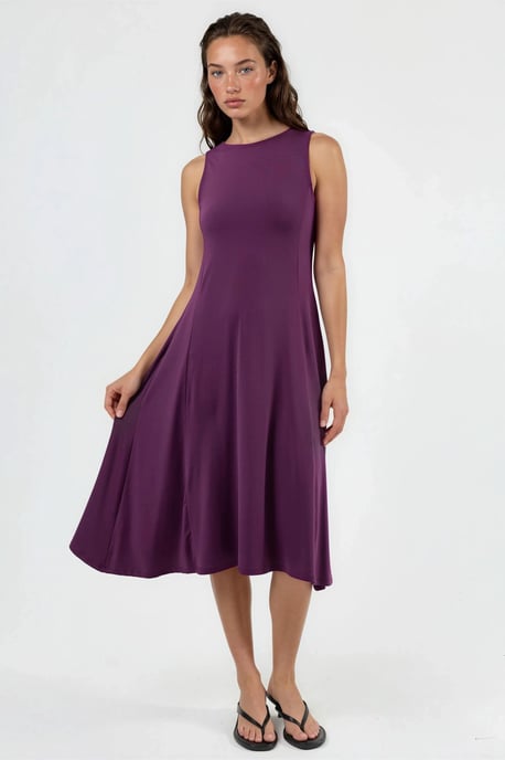 Ärmelloses Midikleid mit Taschen - Image 4