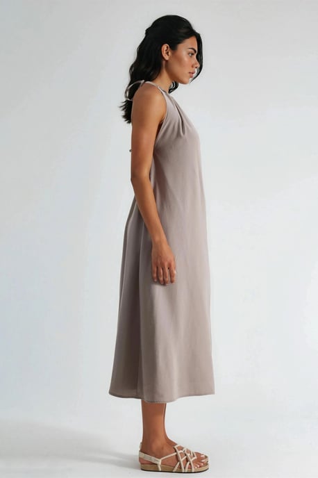 Halterneck-Midi-Kleid - Image 4