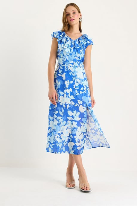 Midi-Kleid mit Rüschendetails - Image 2