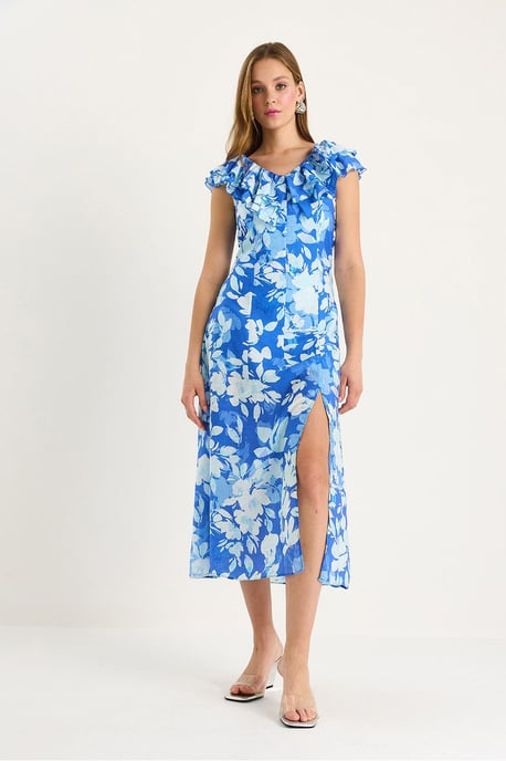 Midi-Kleid mit Rüschendetails - Image 5