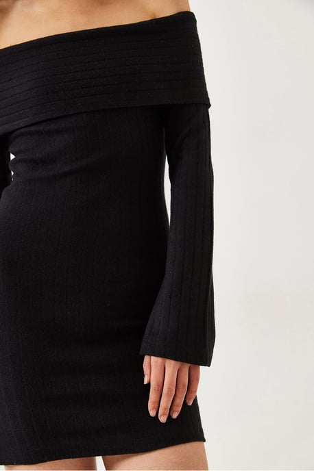 Schulterfreies Slim-Fit-Minikleid - Image 6