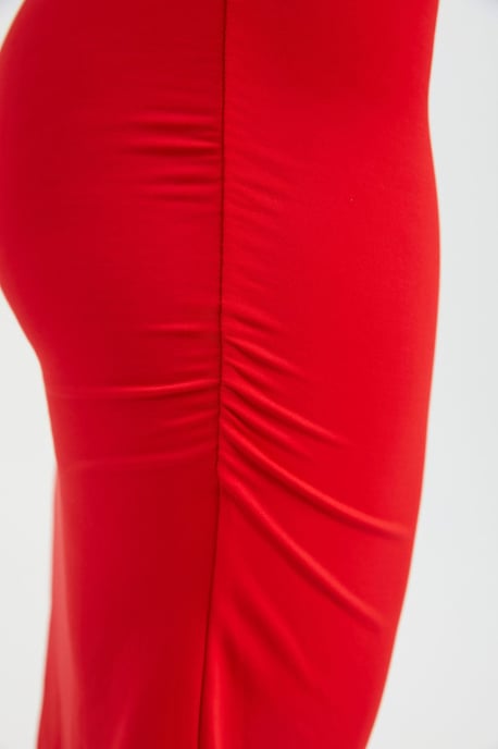 Rundhals Ärmelloses Mini Bodycon Kleid - Image 4