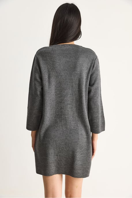 Strick-Minikleid mit Knöpfen - Image 6