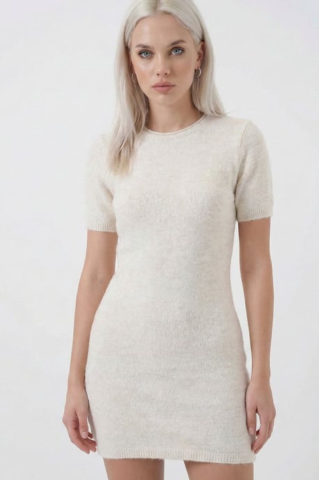 Basis Mini Strickkleid - Image 1