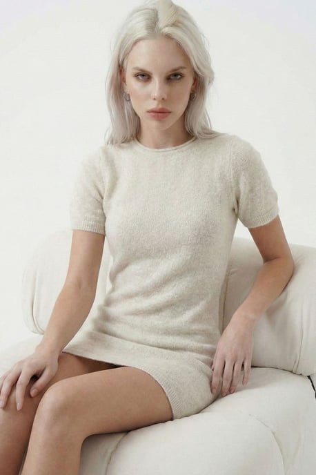 Basis Mini Strickkleid - Image 2