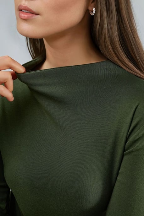 Slim Fit Halbturtleneck-Bluse - Image 6