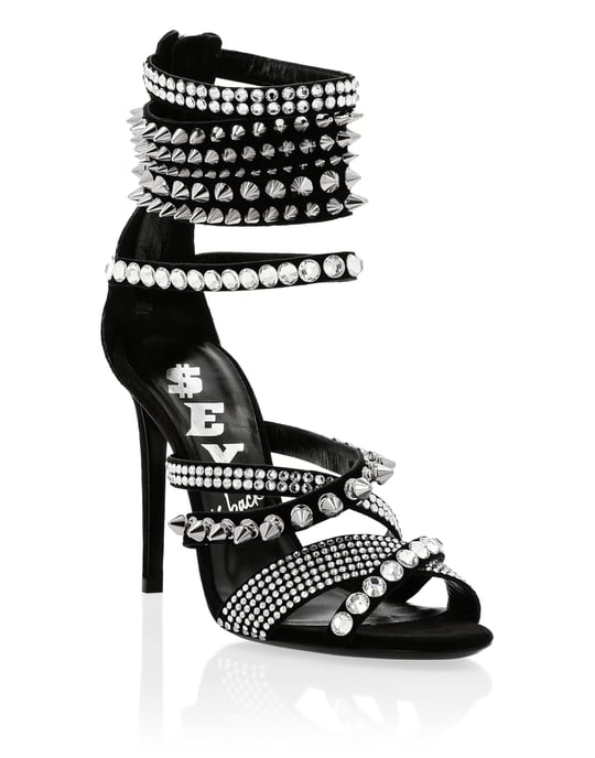 Suede Sandals High Heels - Image 1