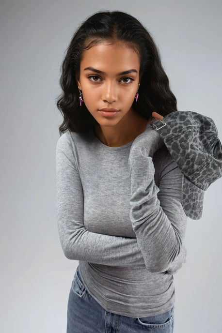 Schlankes Longsleeve-Transparente Bluse - Image 4