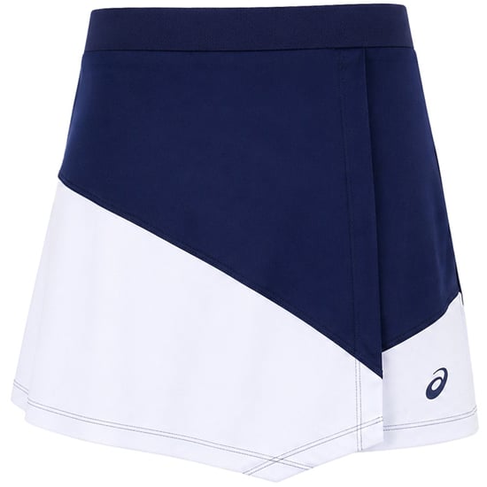Asics Club Damen Tennis-Shorts in Marineblau/Weiß - Image 1