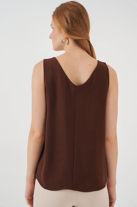 V-Ausschnitt Pull-On Bluse - Image 5