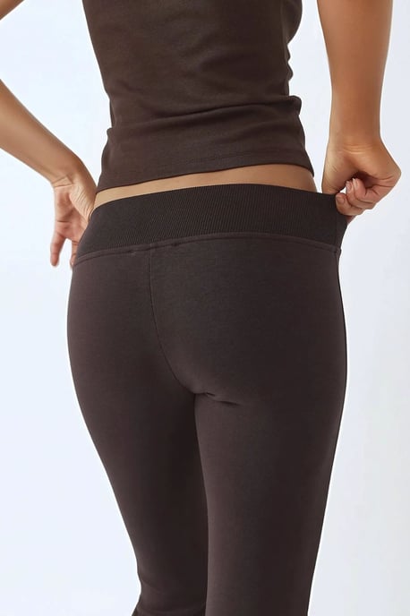 Elastische Bund-Weitbein-Hosen - Image 5