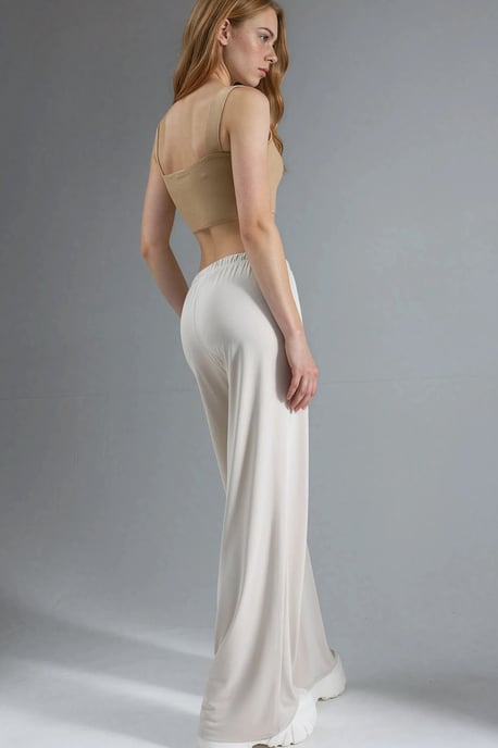 Elastische Taillengerade Modal-Hose - Image 2