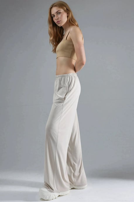 Elastische Taillengerade Modal-Hose - Image 3