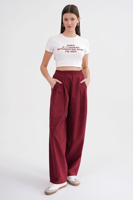 Gerade geschnittene Leinenhose - Image 2