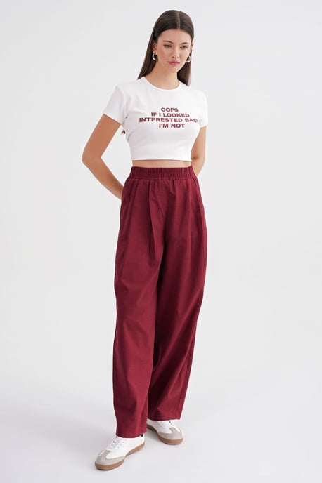Gerade geschnittene Leinenhose - Image 3