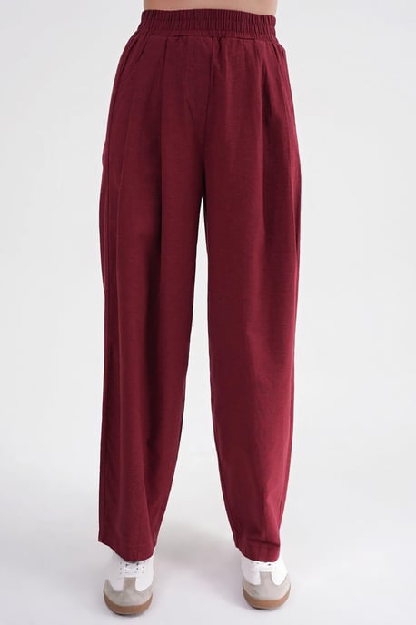 Gerade geschnittene Leinenhose - Image 4