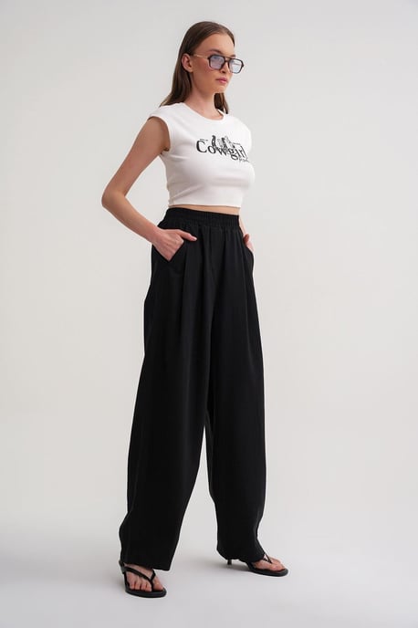 Gerade geschnittene Leinenhose - Image 2