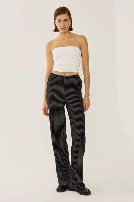 Elastische Hosen mit Streifen - Image 1
