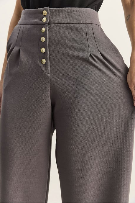 Hohe Taillierte Weite Palazzo-Hosen - Image 6