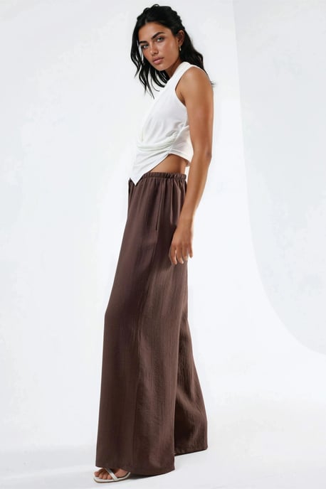 Weite Hose mit Kordelzug und Taschen - Image 3