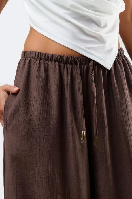 Weite Hose mit Kordelzug und Taschen - Image 6