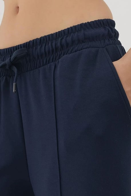 Rippendetaillierte Weichgriffweite-Hosen - Image 2