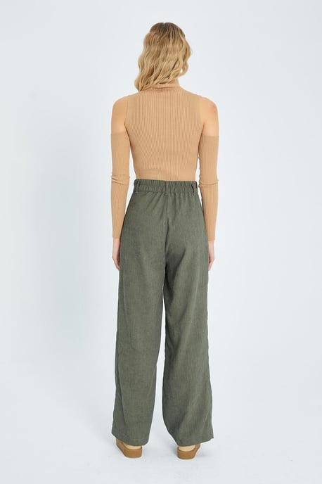 Hochtaillierte Samt-Geradelegpants - Image 6