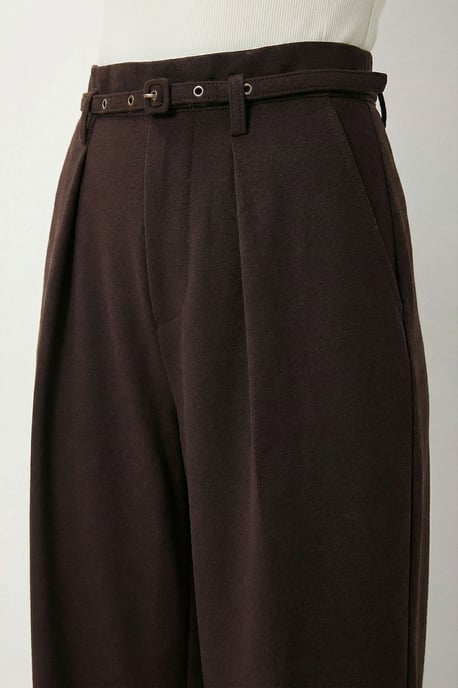 Faltengürtelweite Hosen mit weitem Bein - Image 5