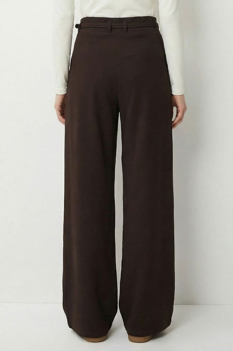 Faltengürtelweite Hosen mit weitem Bein - Image 6