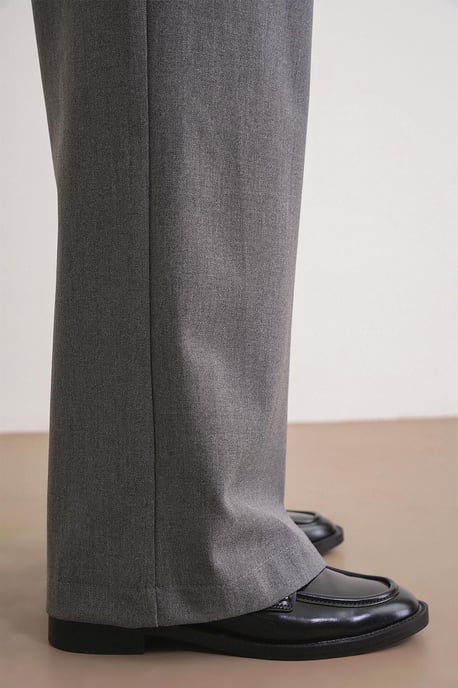 Hochtaillierte Palazzo-Hosen mit Taschen - Image 5