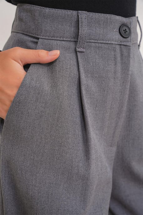 Hochtaillierte Palazzo-Hosen mit Taschen - Image 6
