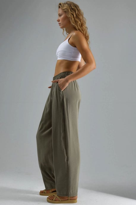 Weite gefaltete Hose - Image 2