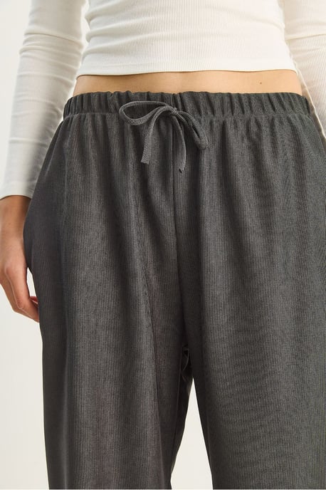 Hohe Taille Weite Bein Hose - Image 6