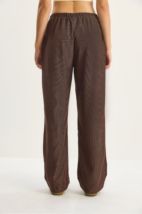 Hohe Taille Weite Bein Hose - Image 6