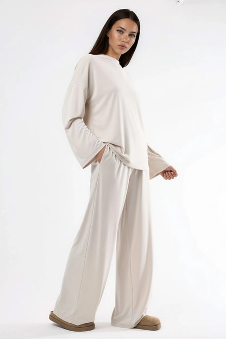 Pull-On Gerade Bein Hose - Image 2