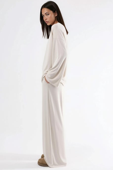 Pull-On Gerade Bein Hose - Image 4