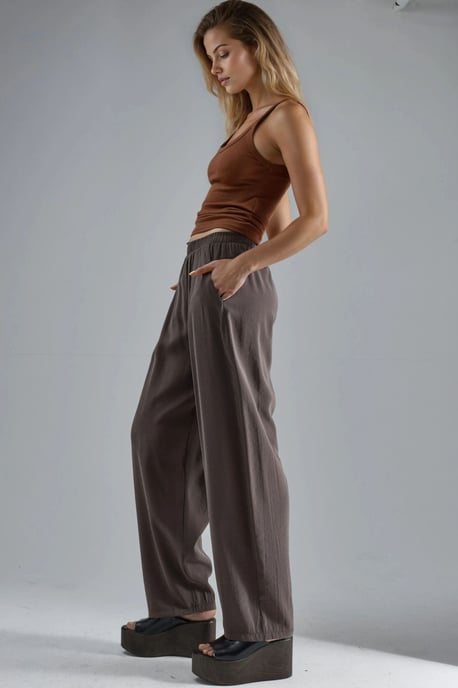 Weite gefaltete Hose - Image 2