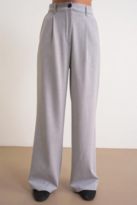 Hochtaillierte Palazzo-Hosen mit Taschen - Image 6
