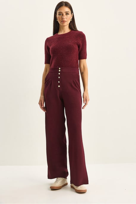 Hochtaillierte Weite Palazzo-Hose - Image 1